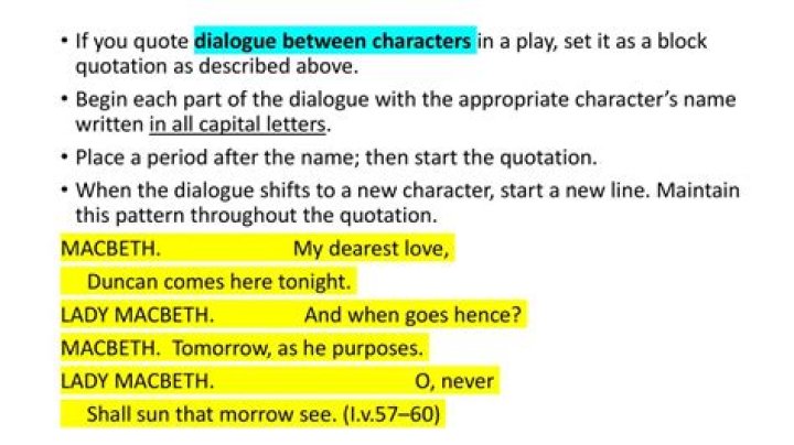 A Comprehensive Guide To Quoting Shakespeare's Macbeth
