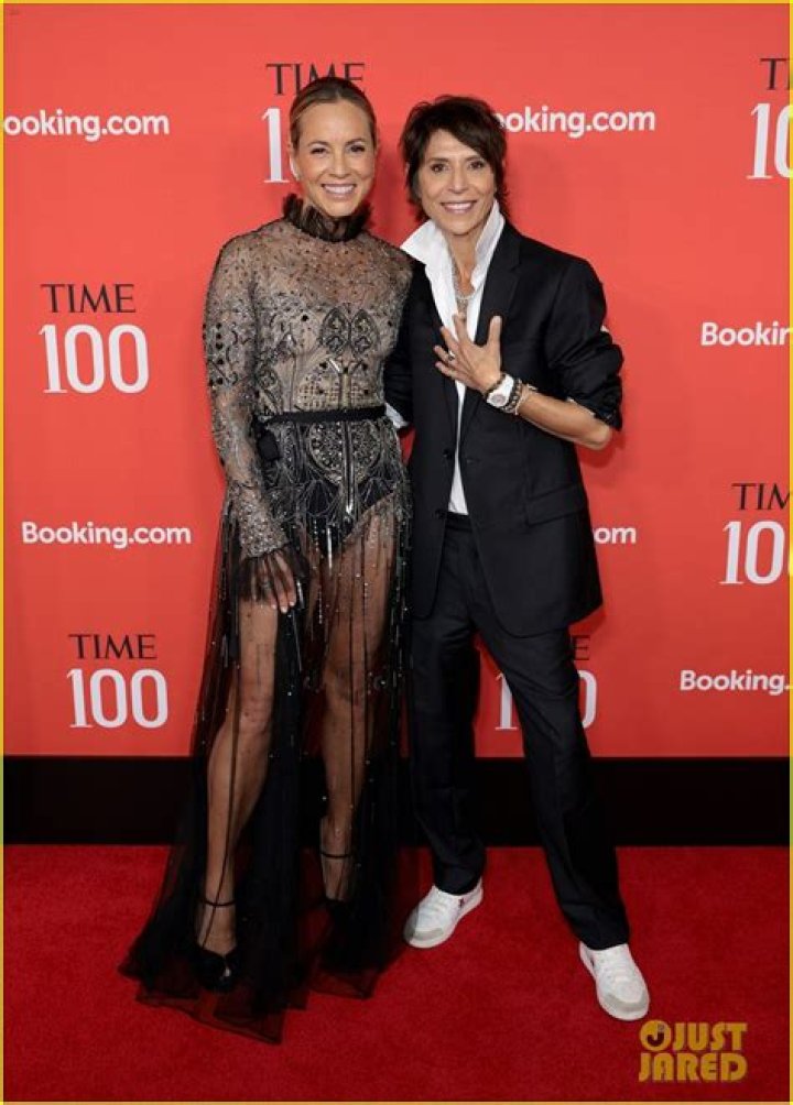 Dominique Crenn And Maria Bello